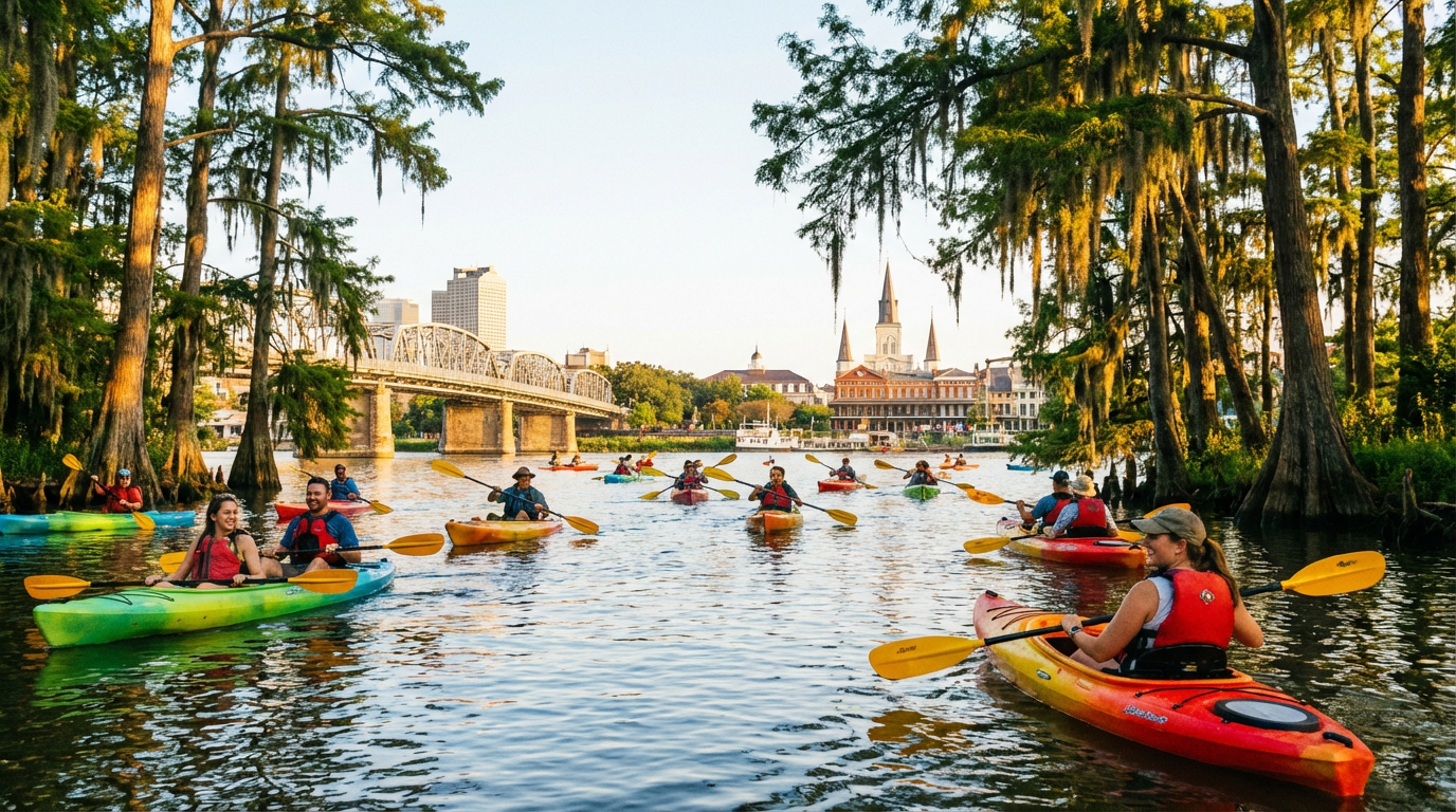 kayak rentals in new orleans - hero image