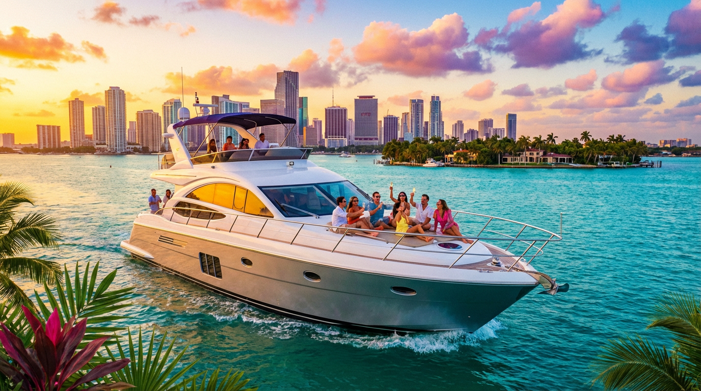 boat cruises in miami - hero image