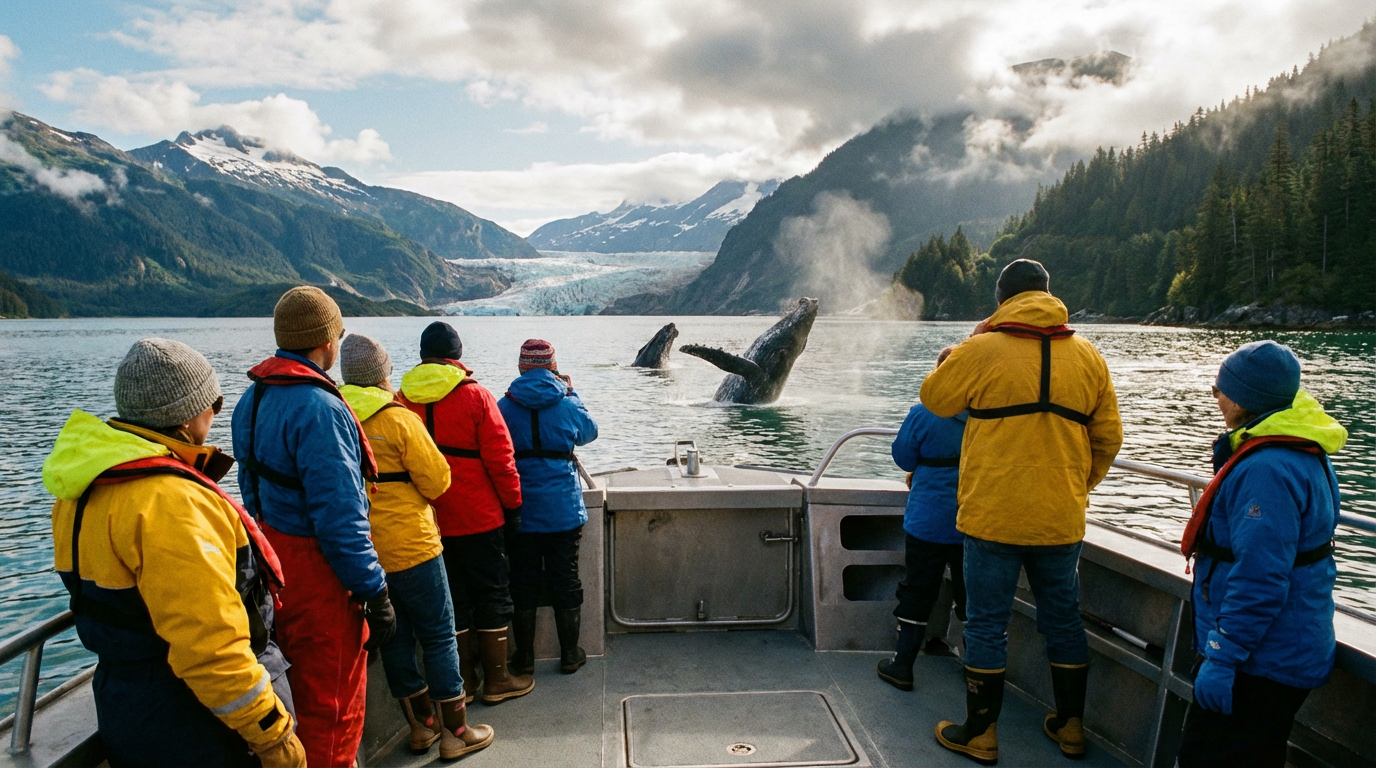 what to wear on a whale watching tour in juneau - hero image