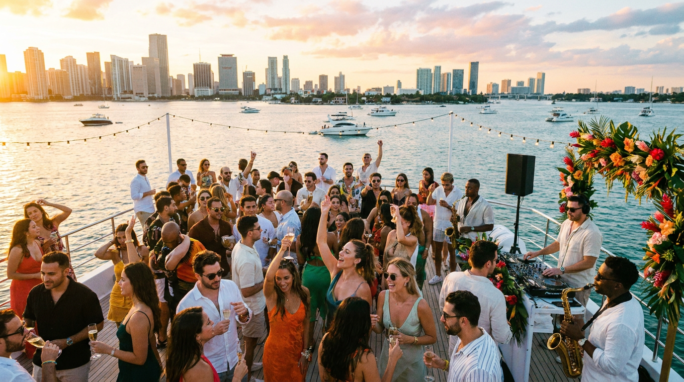 yacht party in miami - hero image