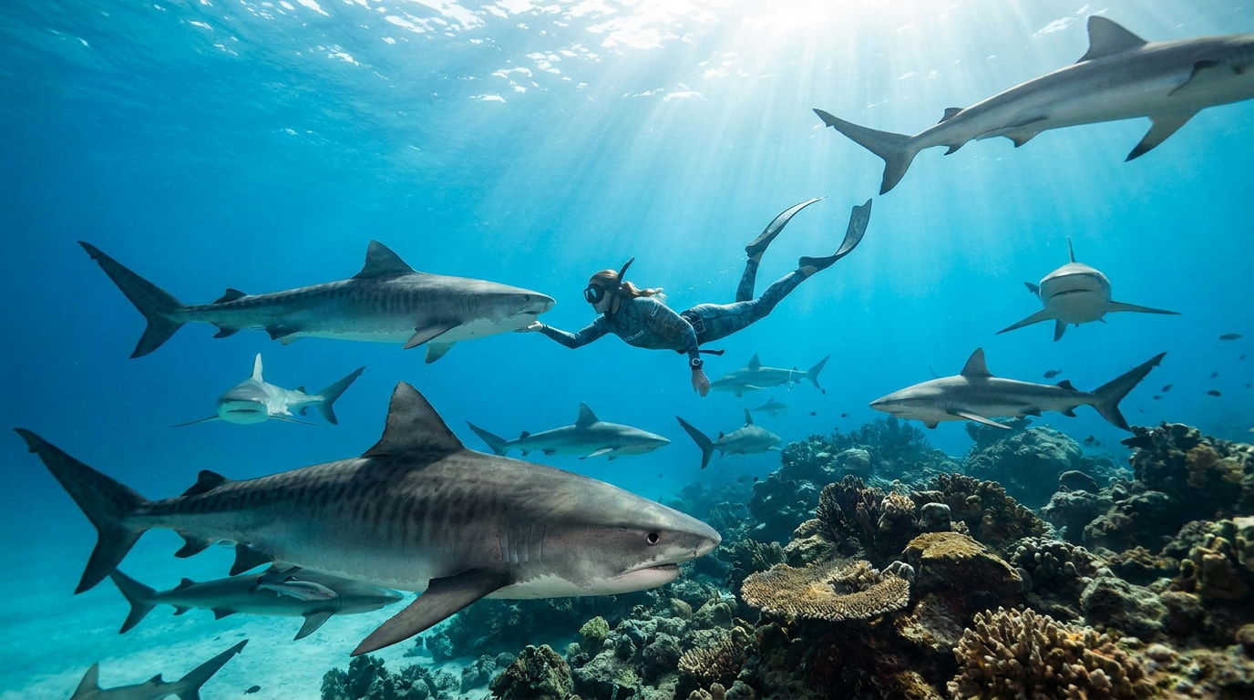 swim with shark - hero image