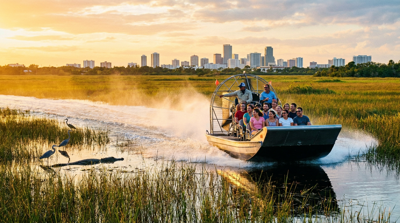 airboat tours fort lauderdale - hero image