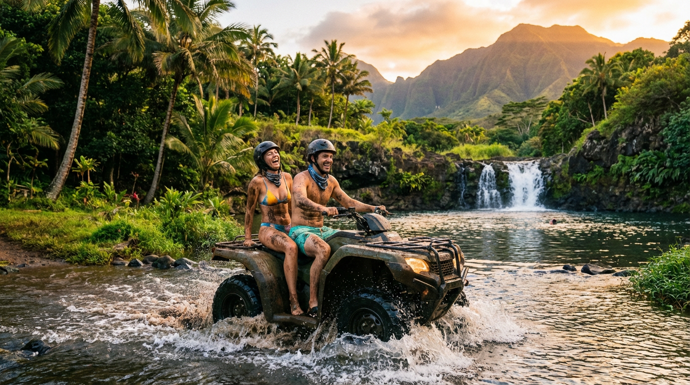 hawaii atv and swim tour - hero image
