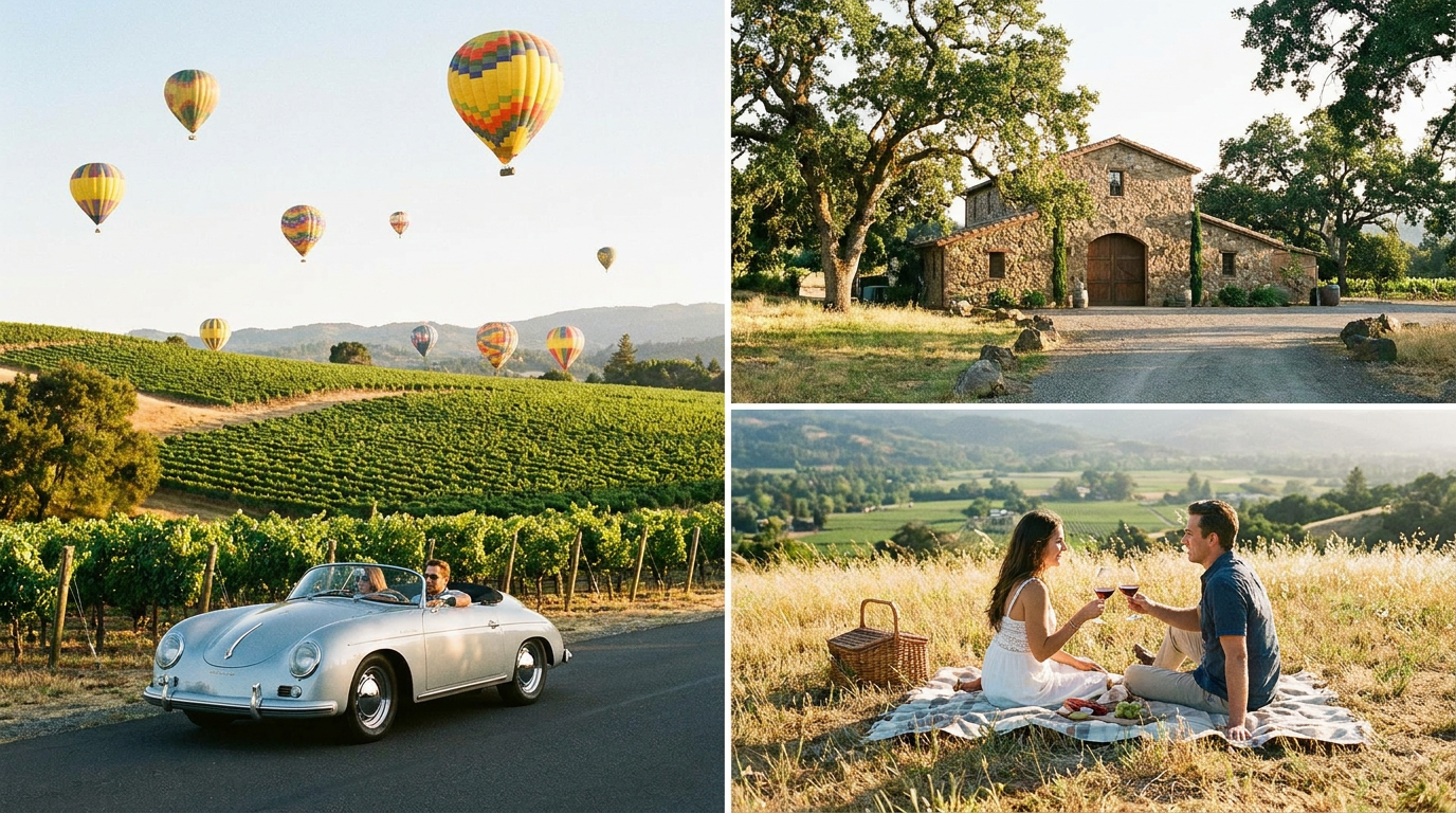 napa and sonoma itinerary - hero image