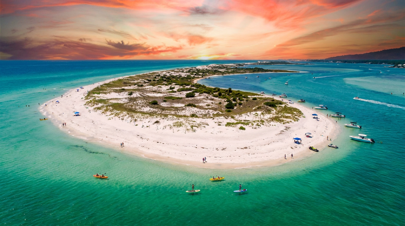 panama city beach florida shell island - hero image