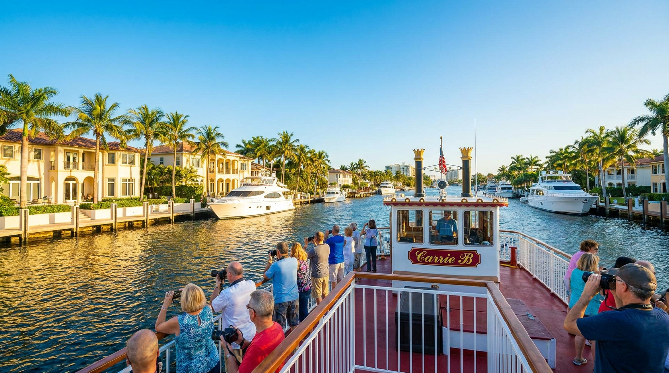 carrie b cruises sightseeing fort lauderdale the venice of america - hero image