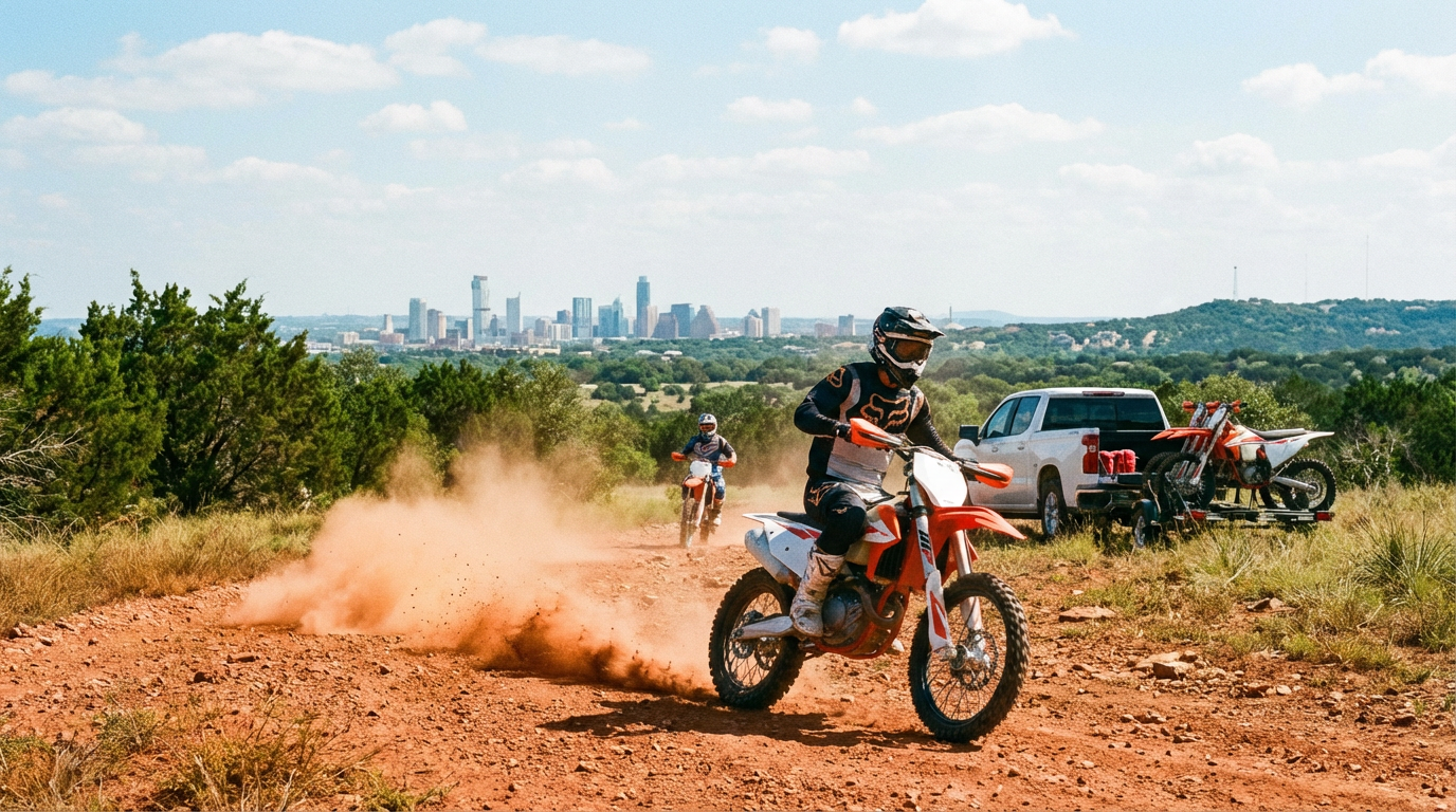 dirt bike rentals san antonio - hero image