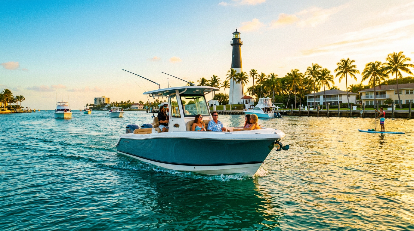 boating in pompano beach - hero image