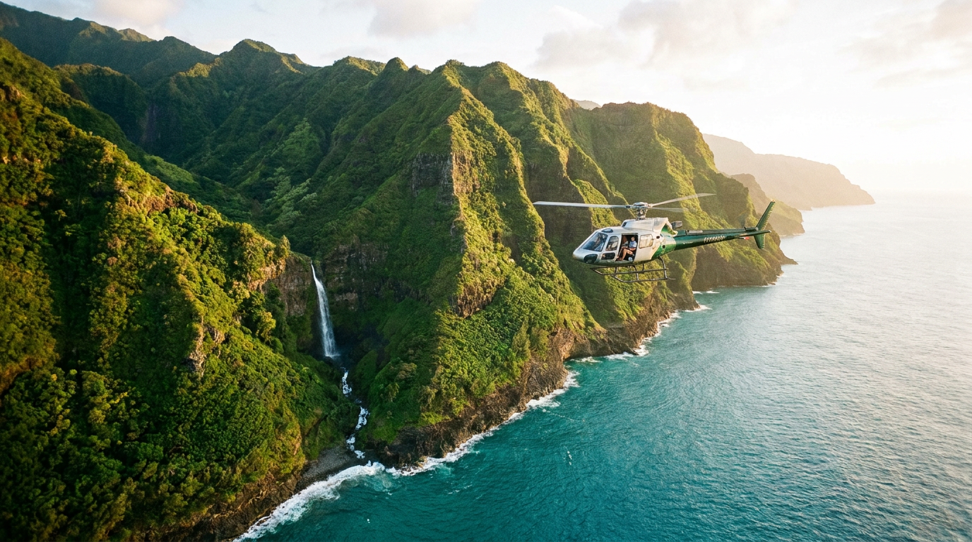 kauai hawaii helicopter tour - hero image