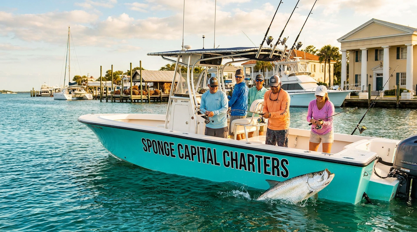 fishing charters in tarpon springs florida - hero image