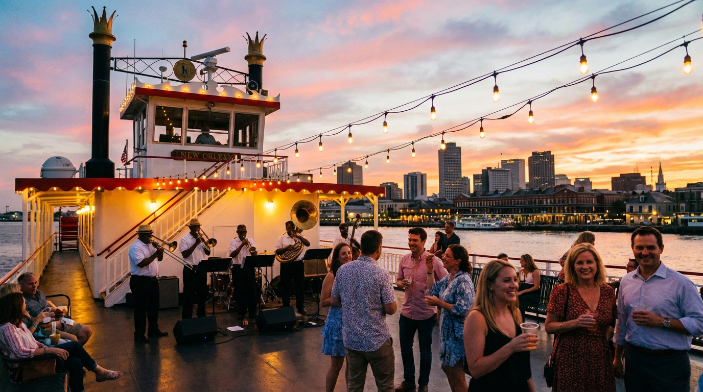 new orleans evening jazz cruise - hero image