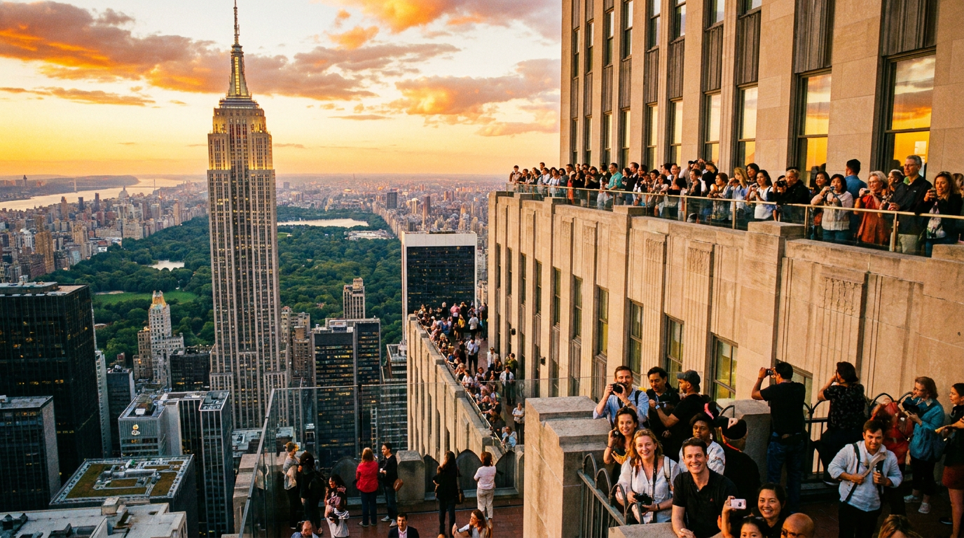 top of the rock observation deck new york - hero image