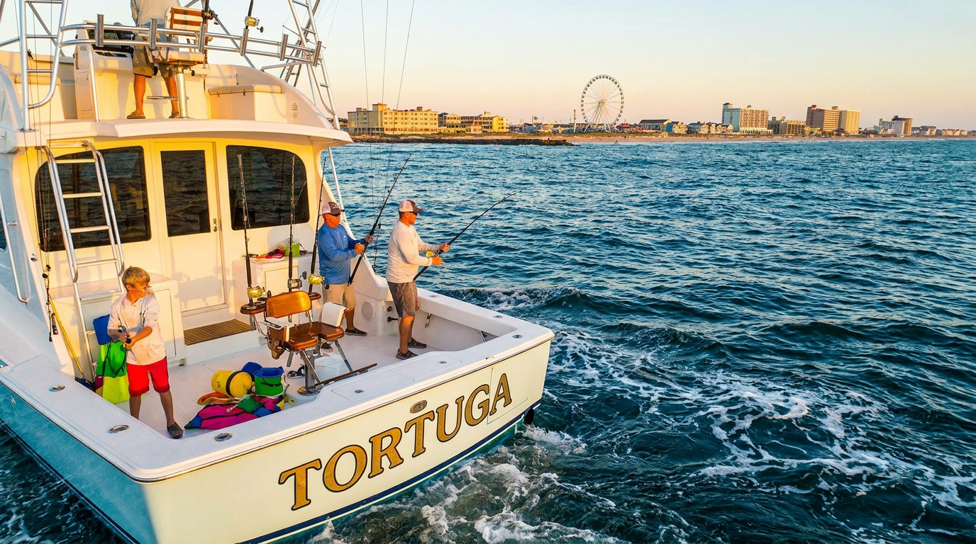 tortuga fishing ocean city - hero image
