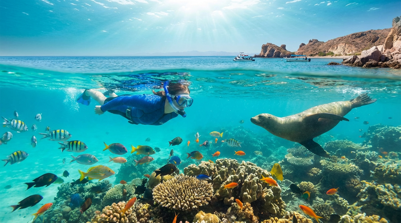 la paz snorkeling - hero image