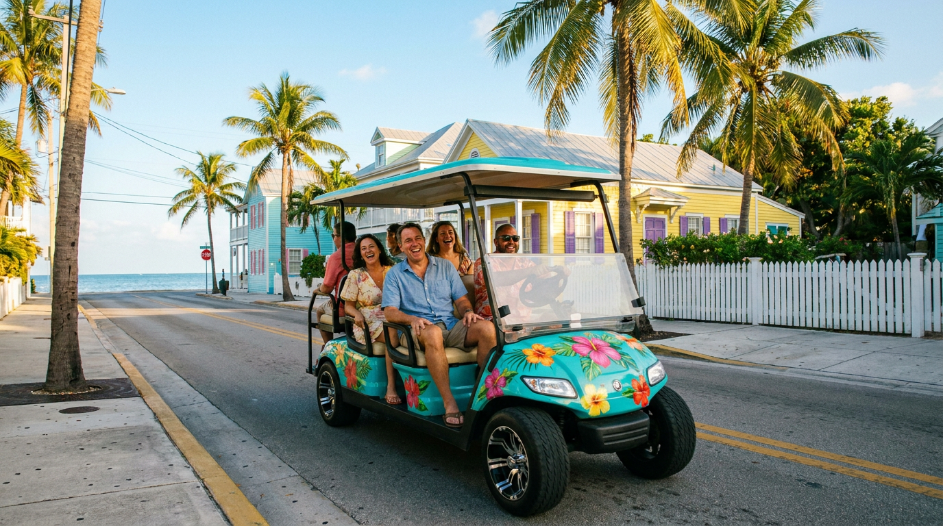 golf cart rental in key west florida - hero image