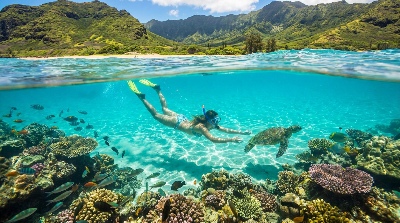 best place to snorkel in oahu - hero image