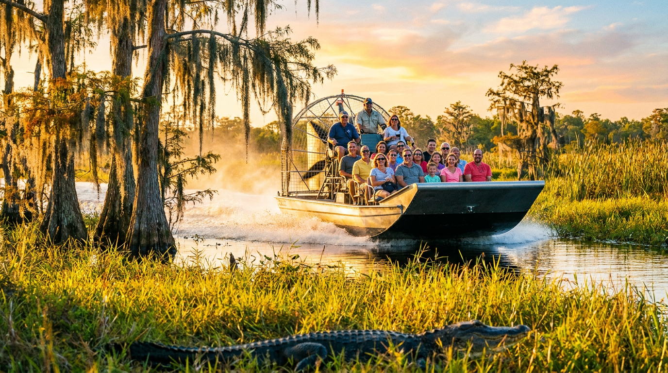 airboat tours kissimmee florida - hero image