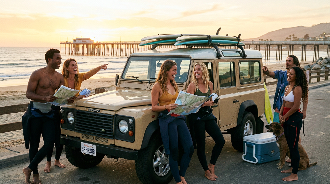 planning a group surfing trip pismo beach - hero image