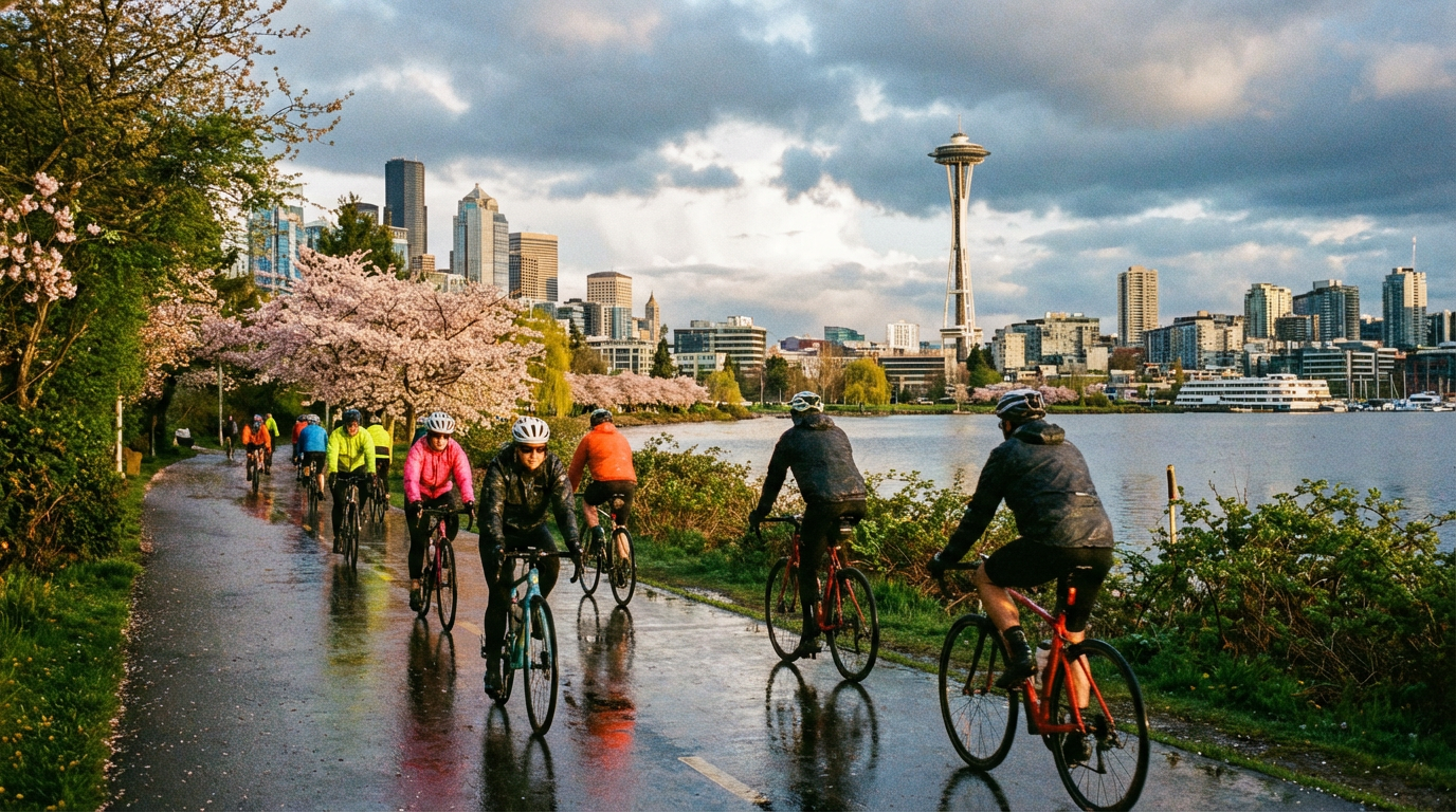 cycling in seattle - hero image