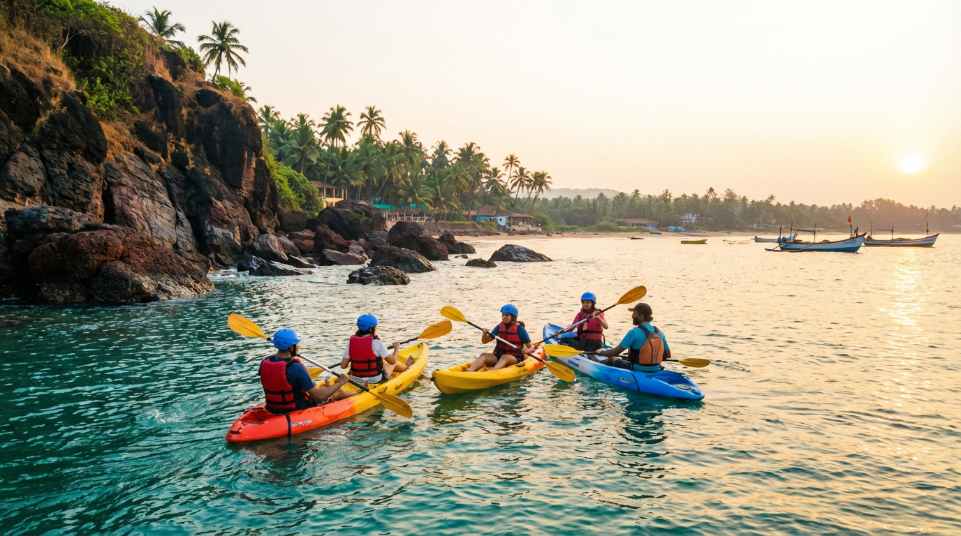 ocean kayaking safety tips for beginners in goa - hero image