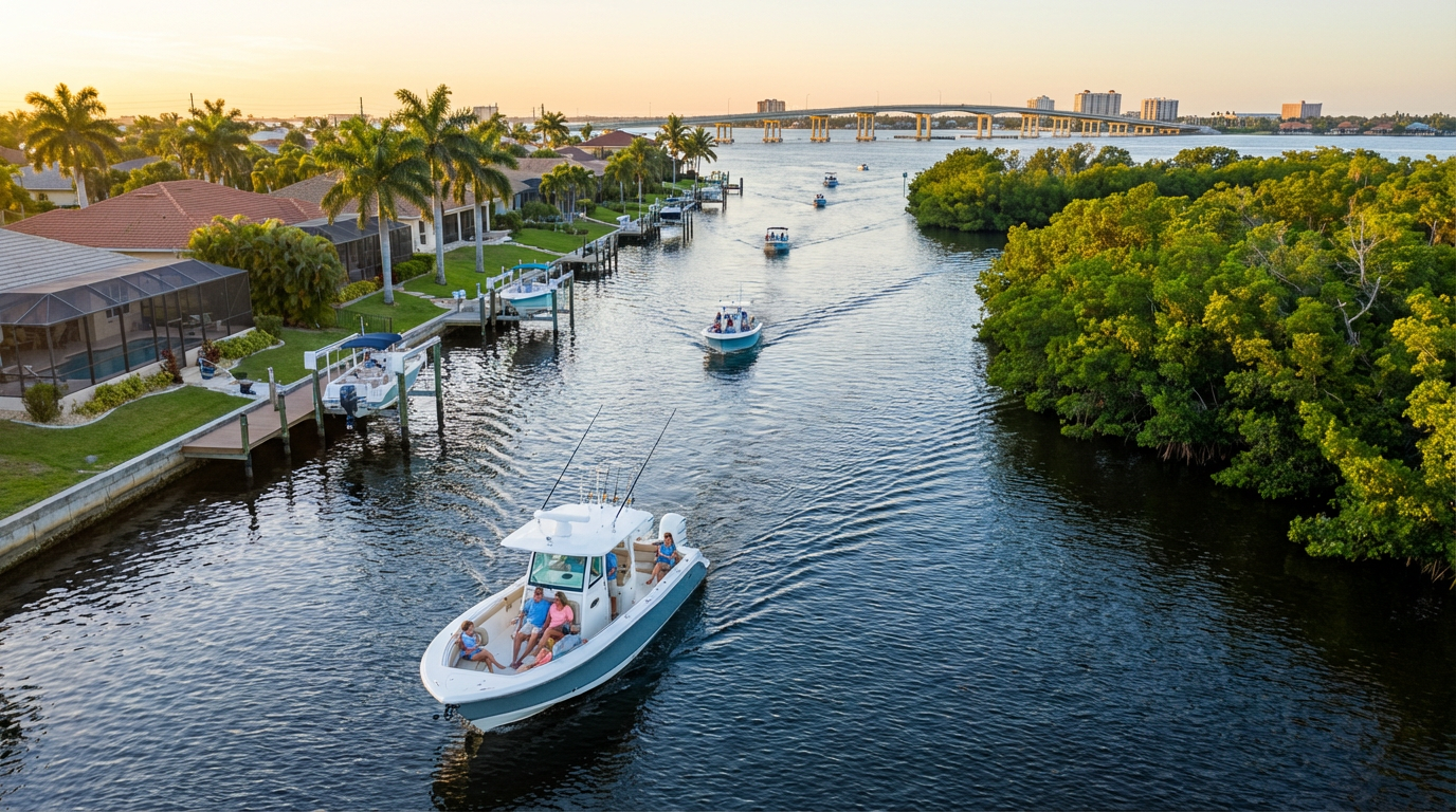 boating in cape coral florida - hero image
