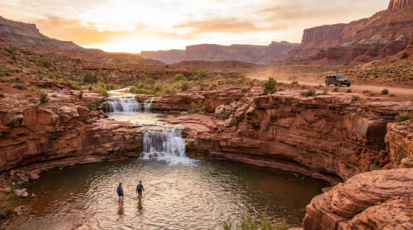 adventures utah toquerville falls - hero image