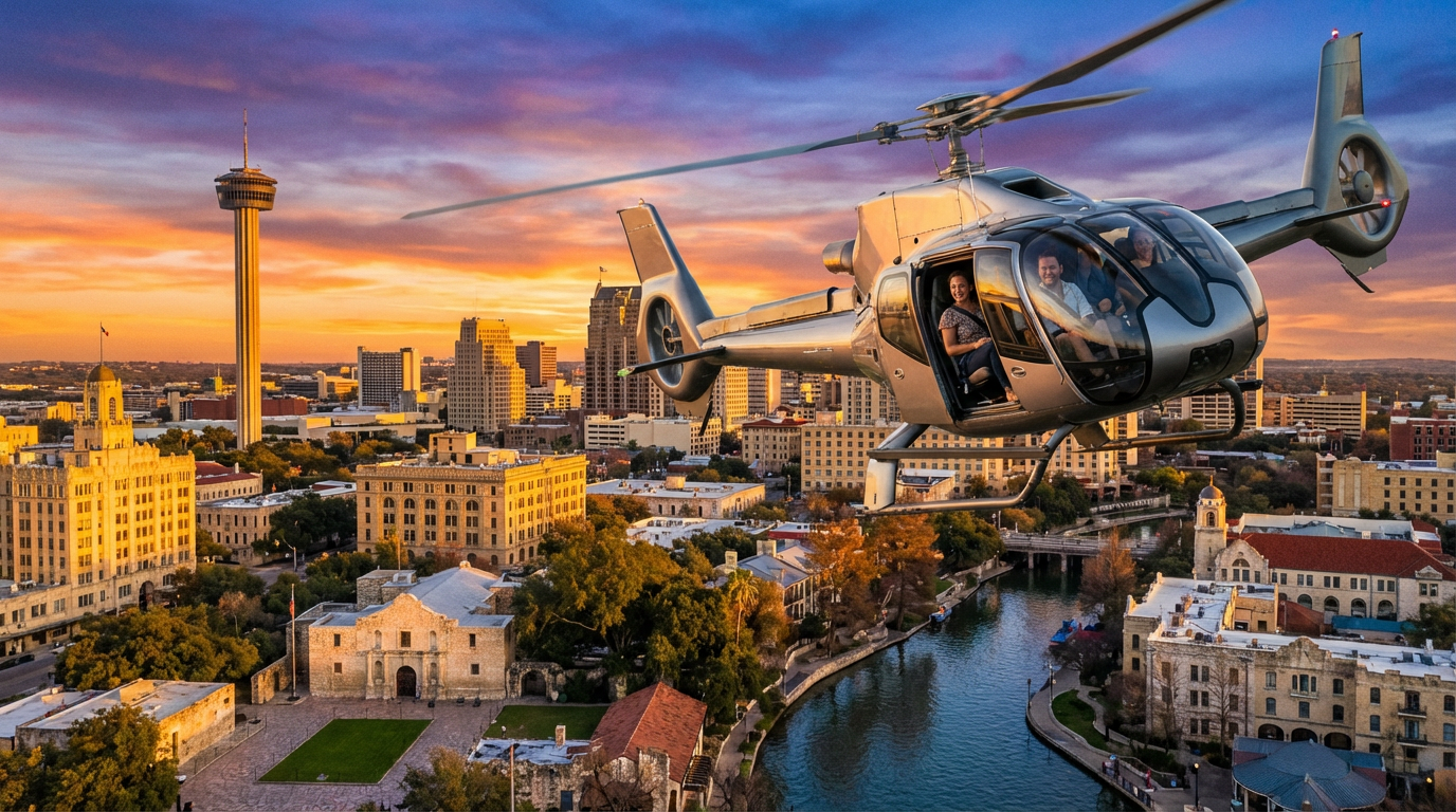 helicopter rides san antonio - hero image