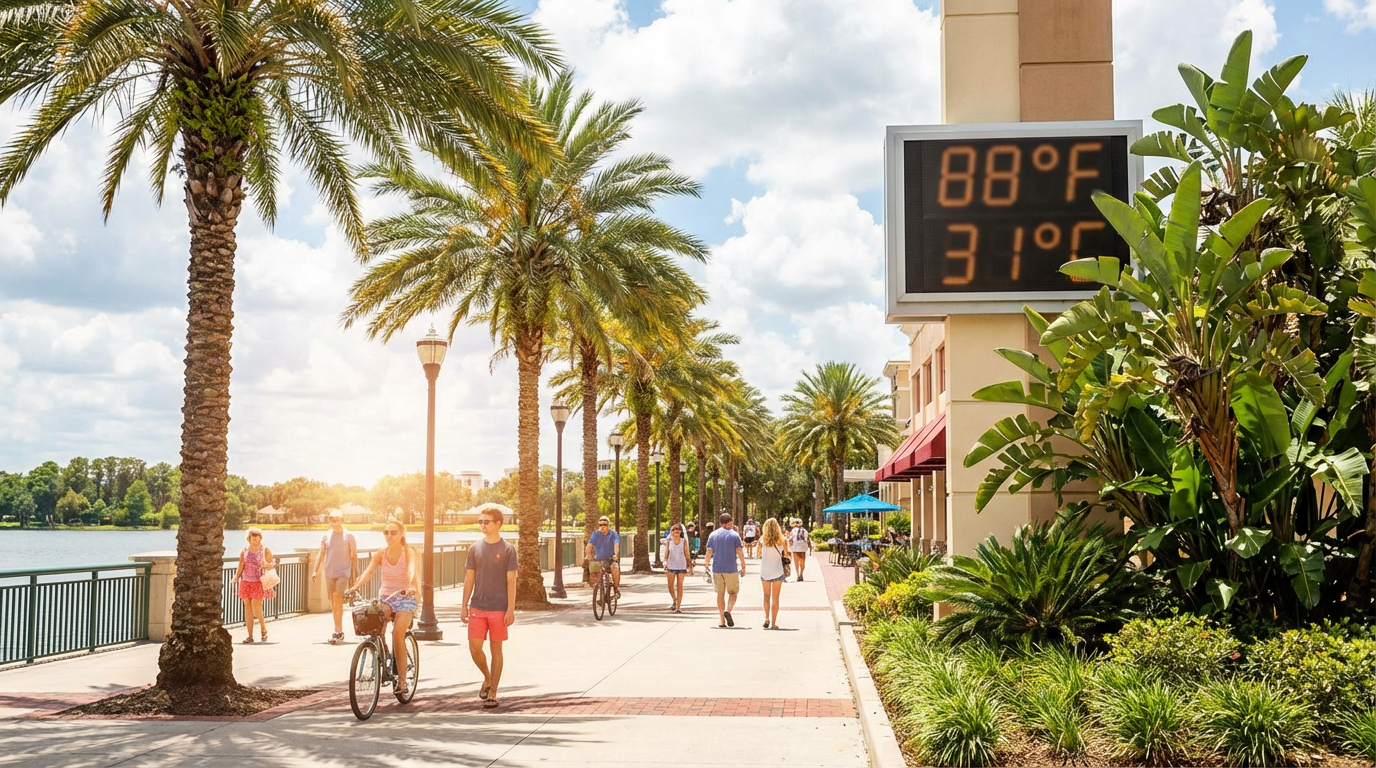 orlando temperature - hero image