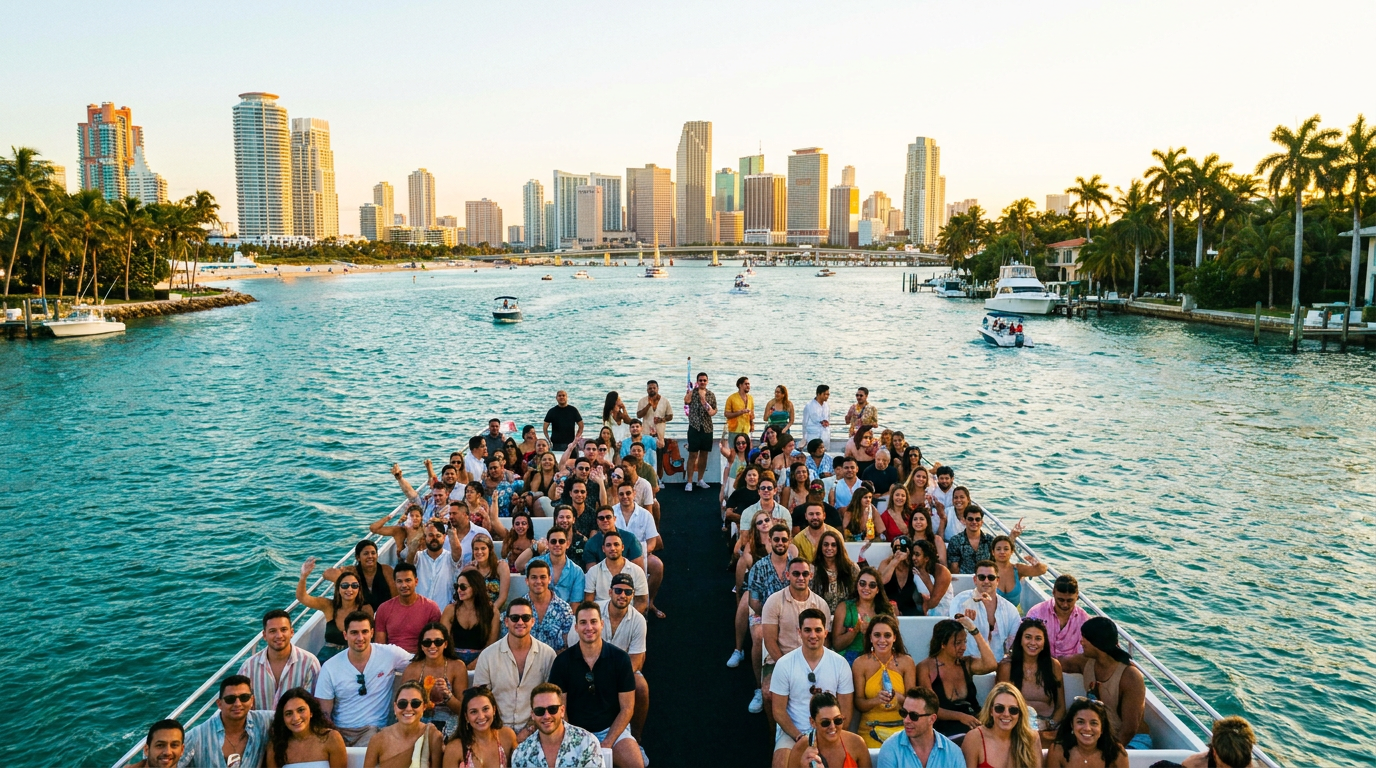 boat tour miami fl - hero image