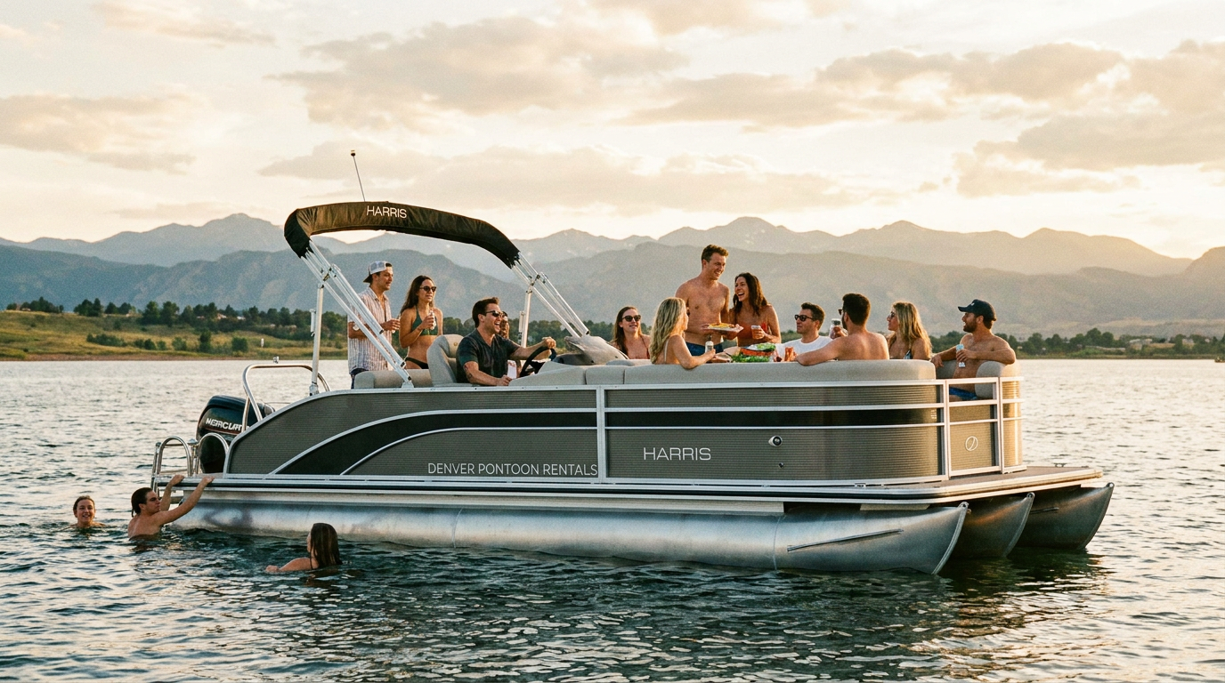 pontoon boat rental denver - hero image