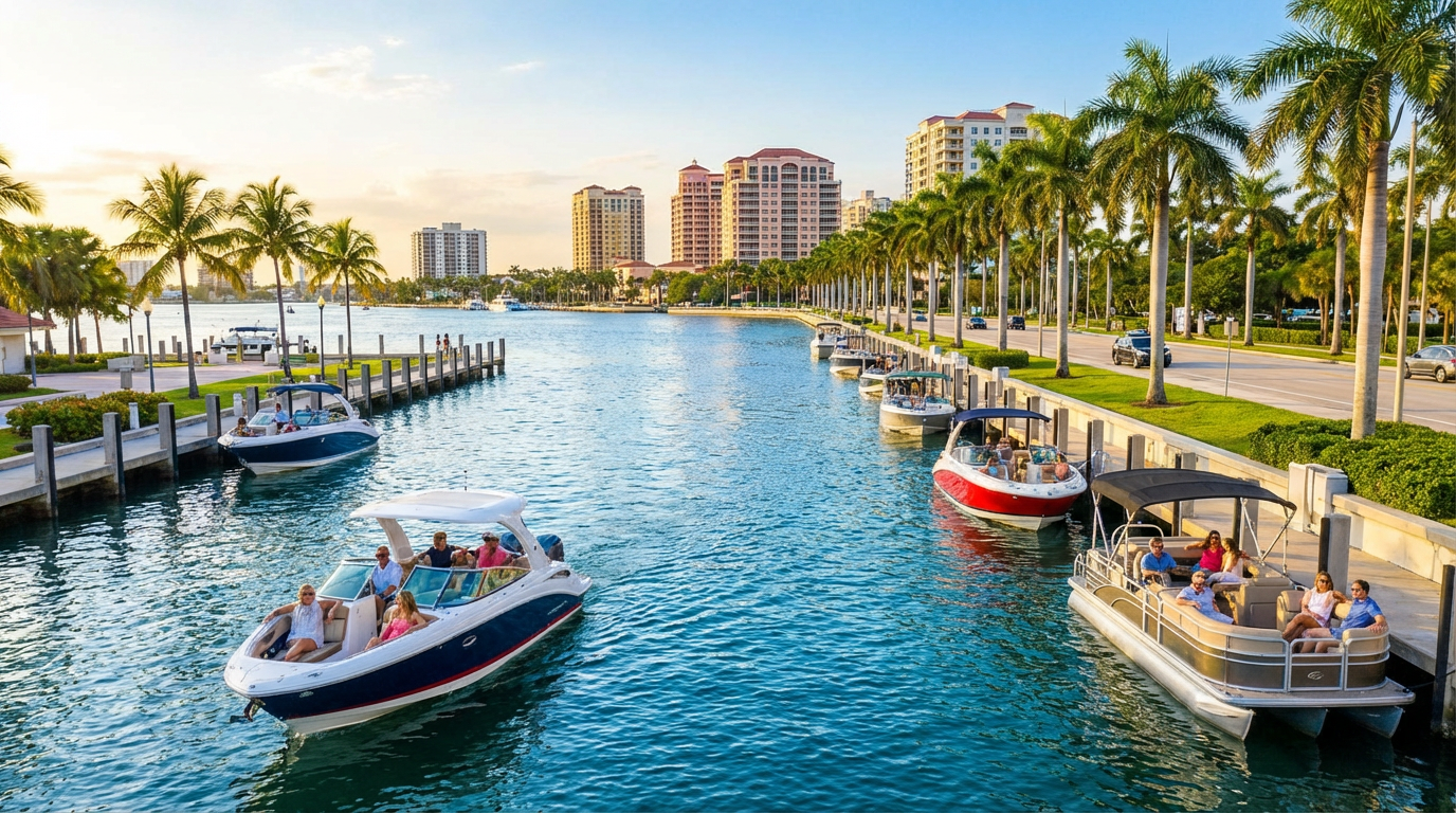 boat rentals west palm beach florida - hero image