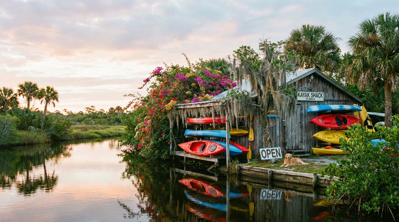 kayak shack florida - hero image