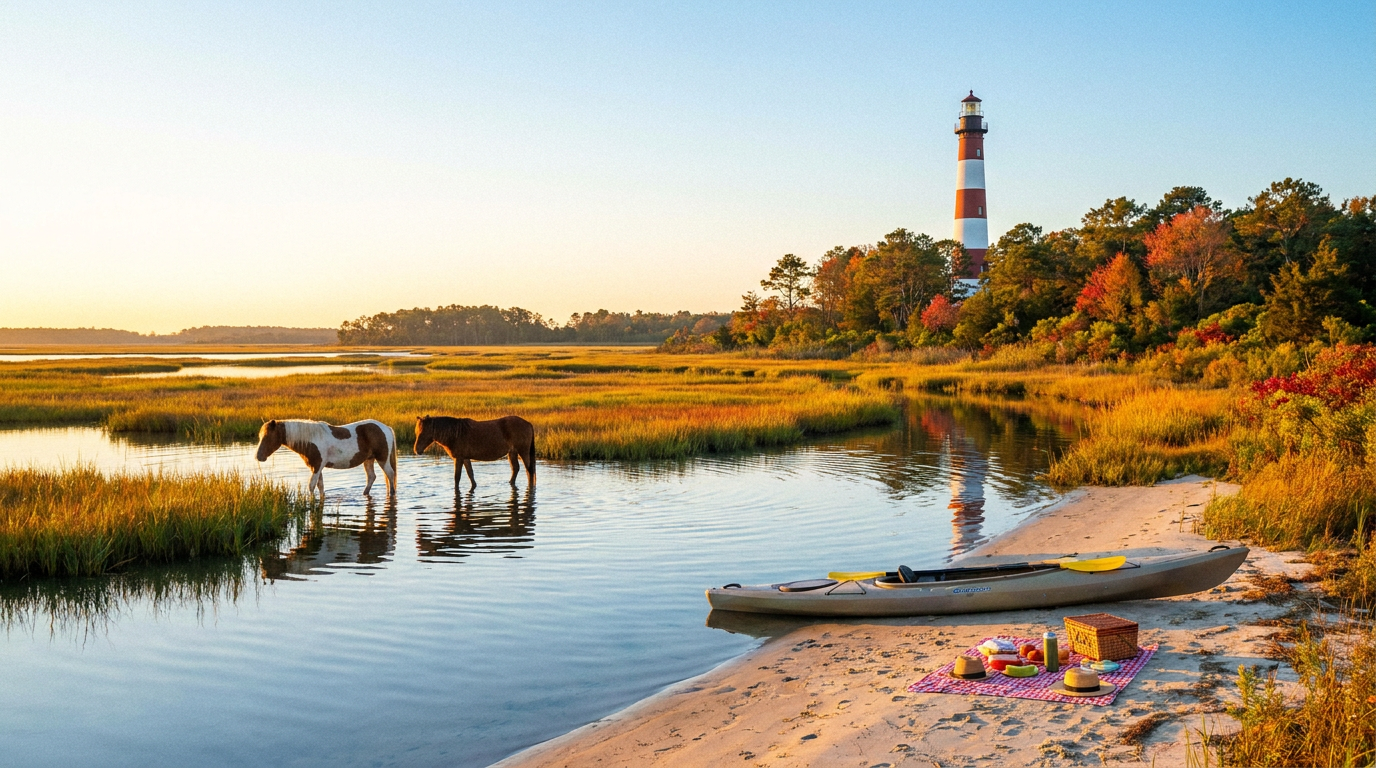 day trip to chincoteague island - hero image