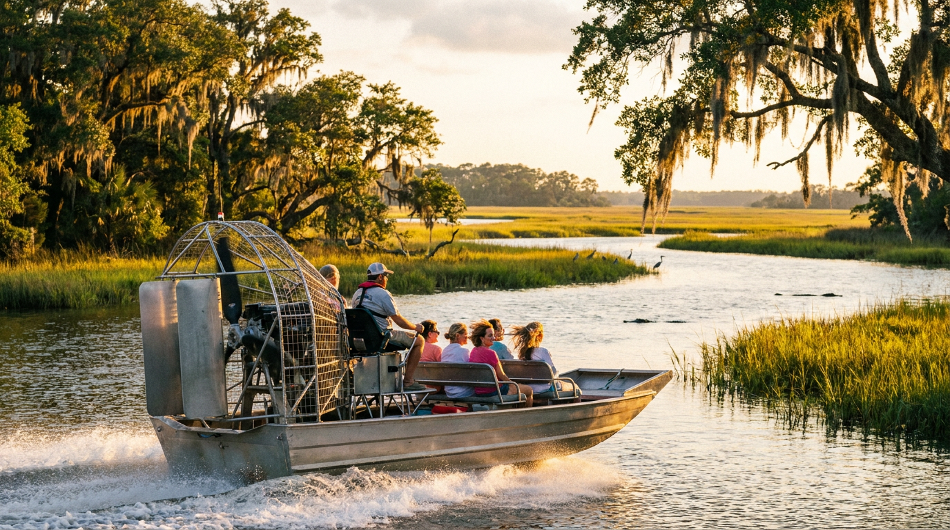 airboat ride savannah ga - hero image