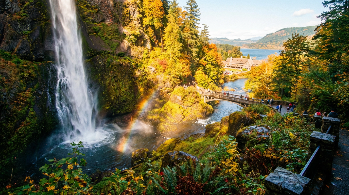 multnomah falls portland oregon - hero image