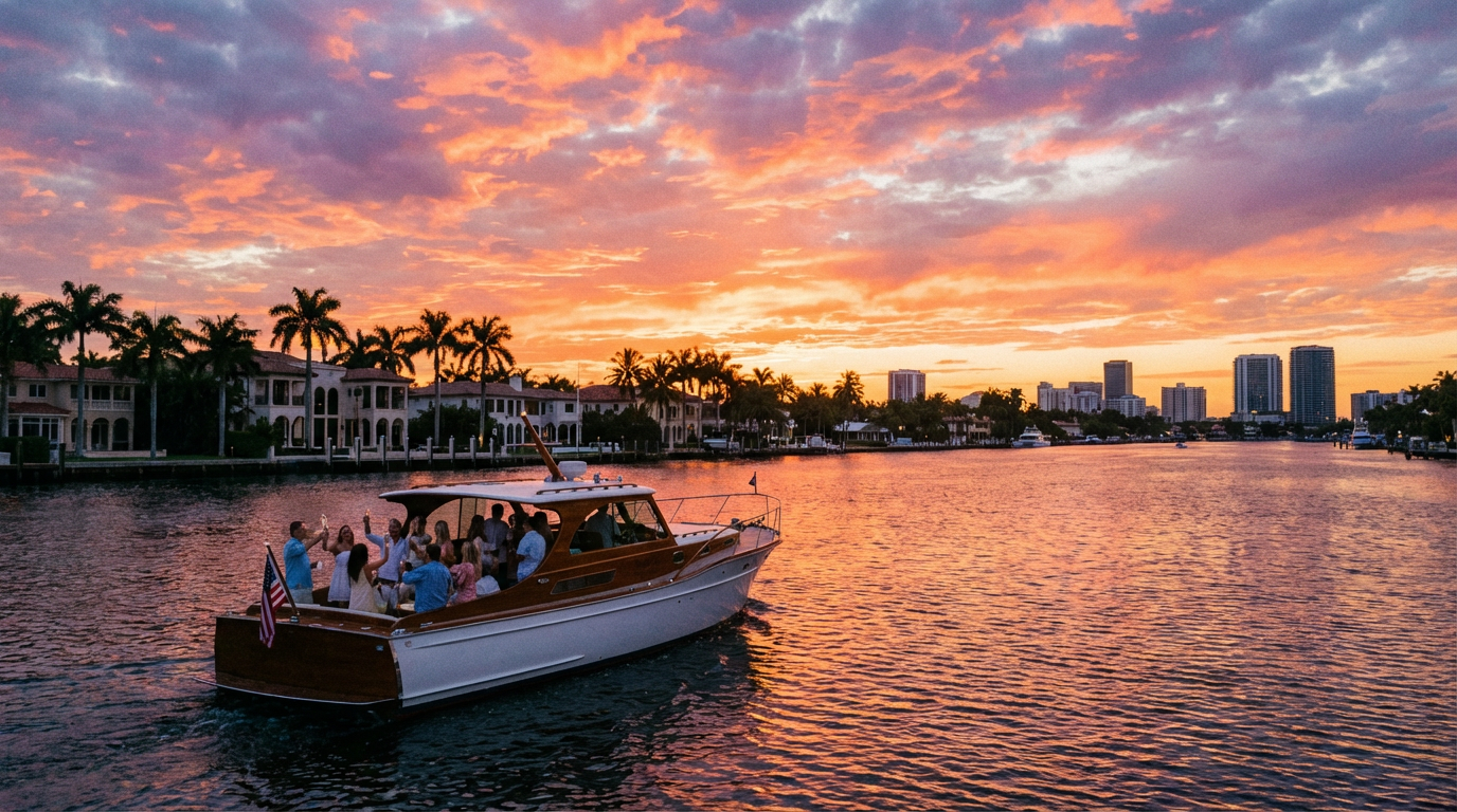 sunset cruises fort lauderdale - hero image