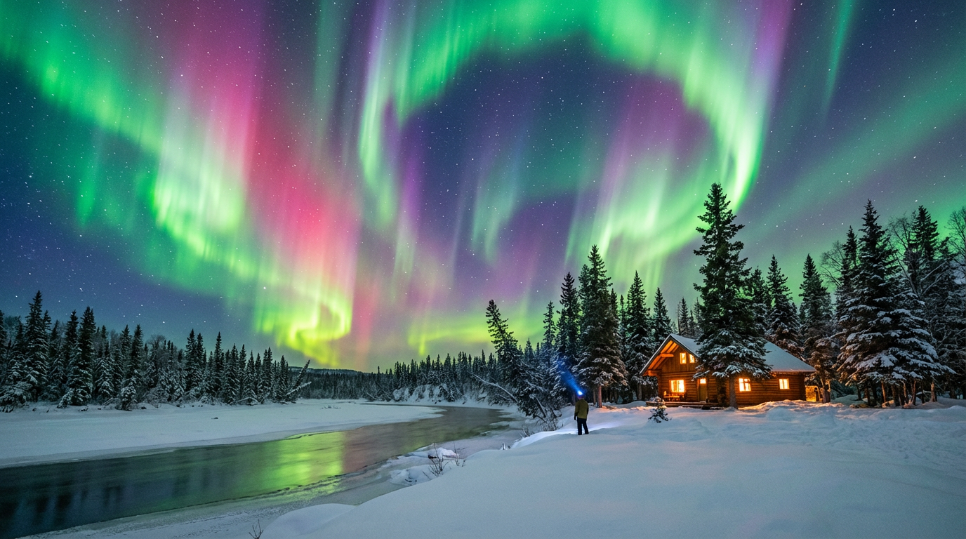 best time of year to see the northern lights in interior alaska - hero image