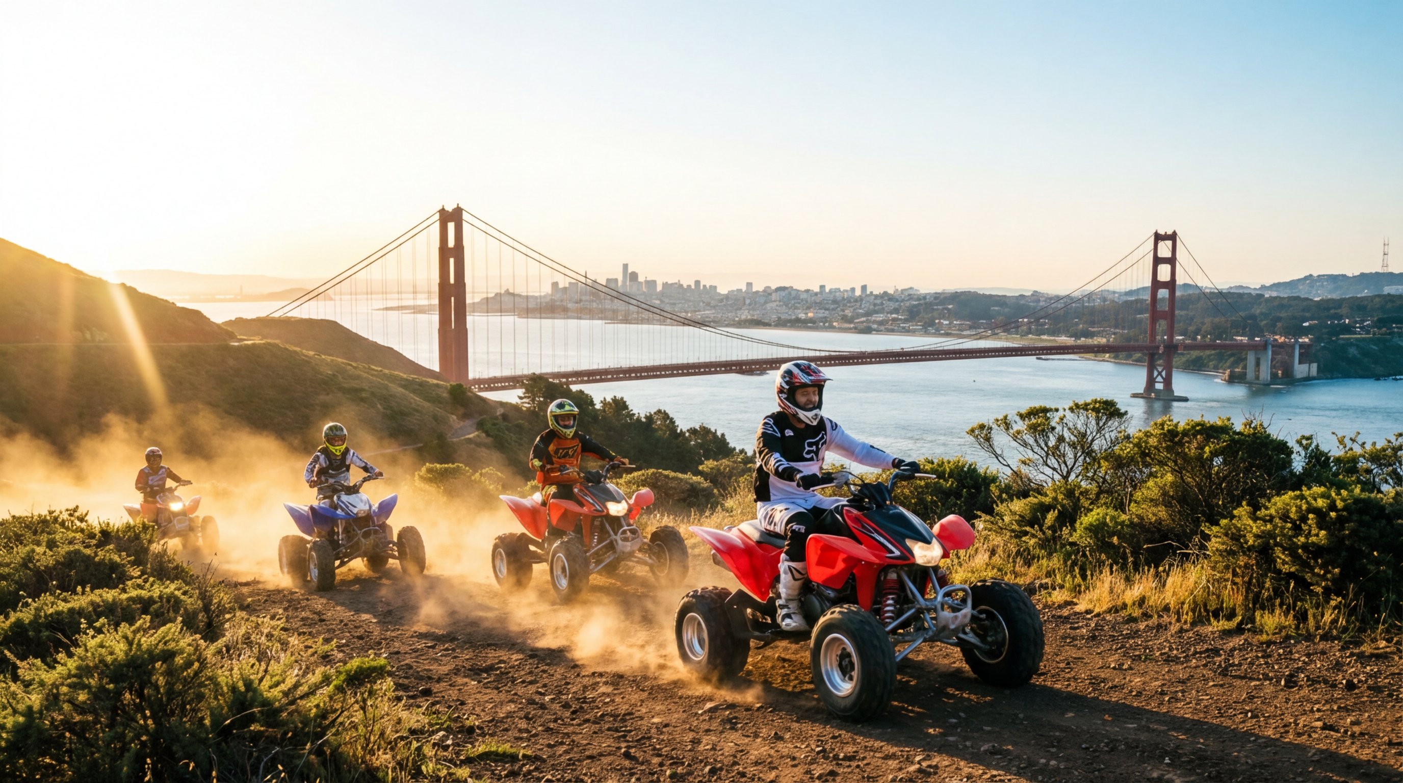atv riding in san francisco - hero image