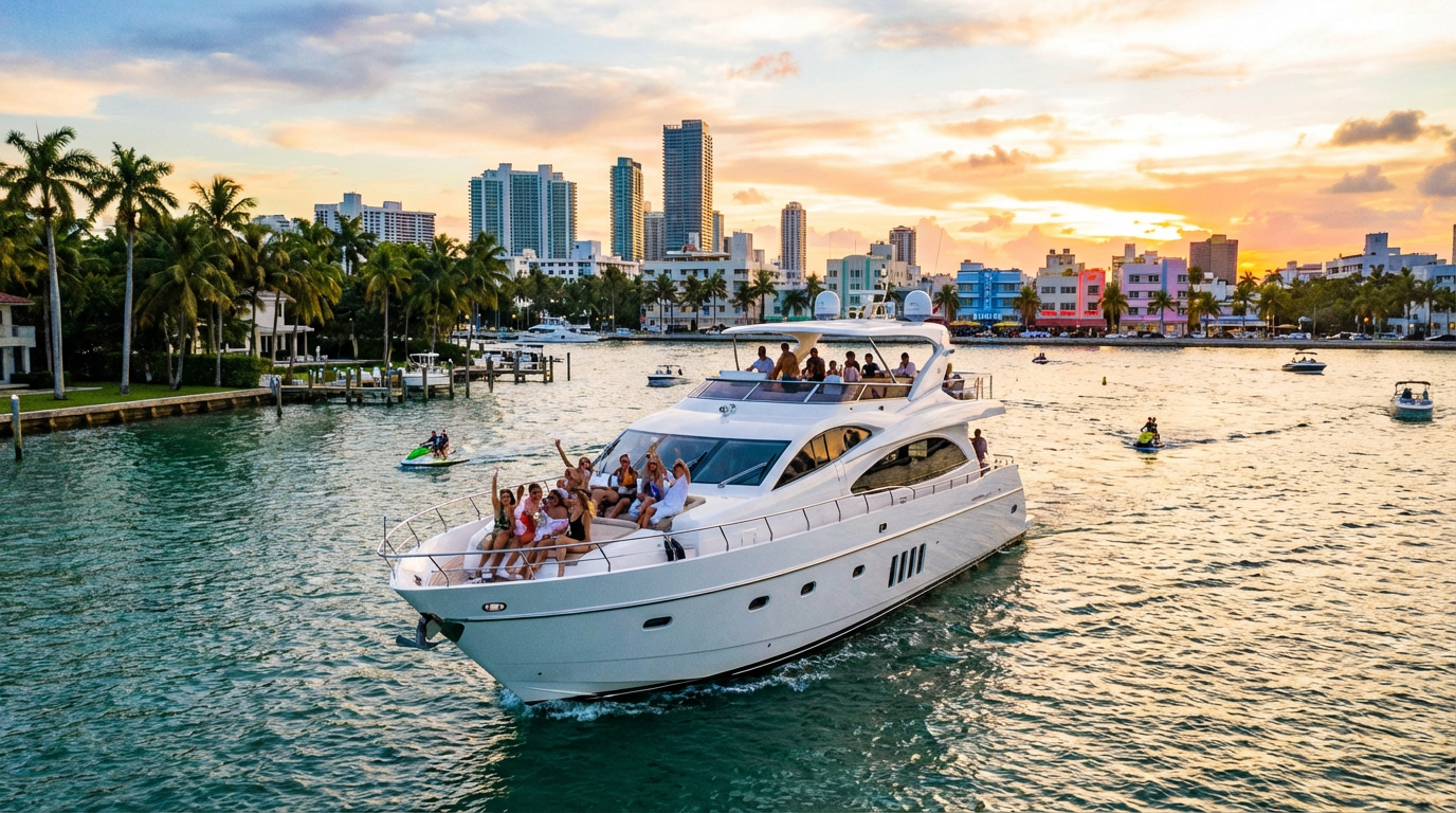 boat rentals miami beach fl - hero image