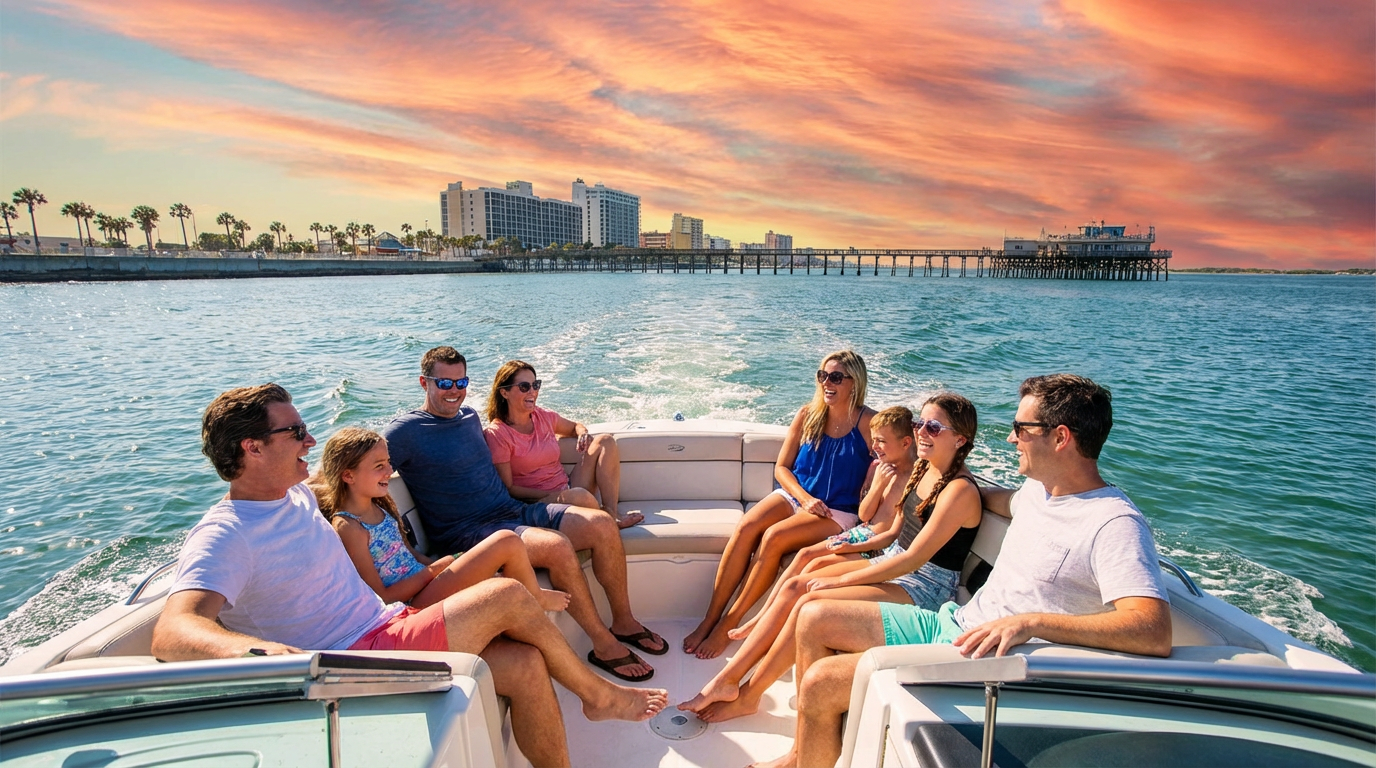 boat rentals adventures in daytona beach - hero image