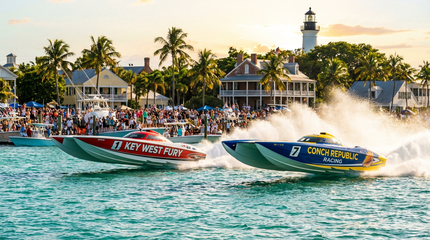 boat race in key west - hero image