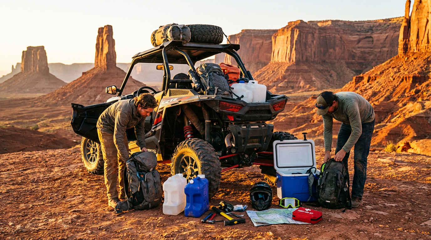 what to pack for a southern utah atv trip - hero image