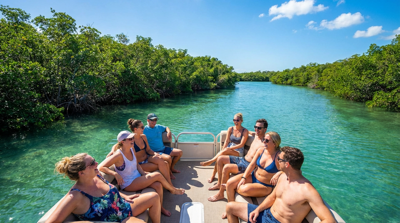 pontoon rental crystal river - hero image