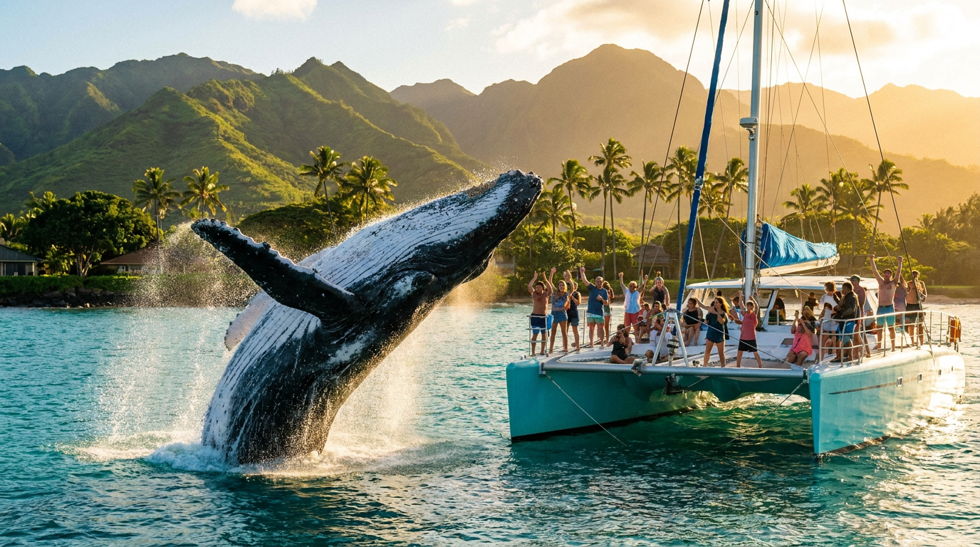hawaii whale watching tours - hero image