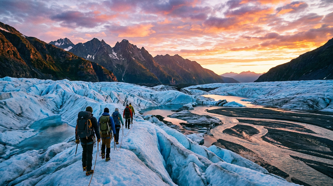 seward glacier hiking - hero image