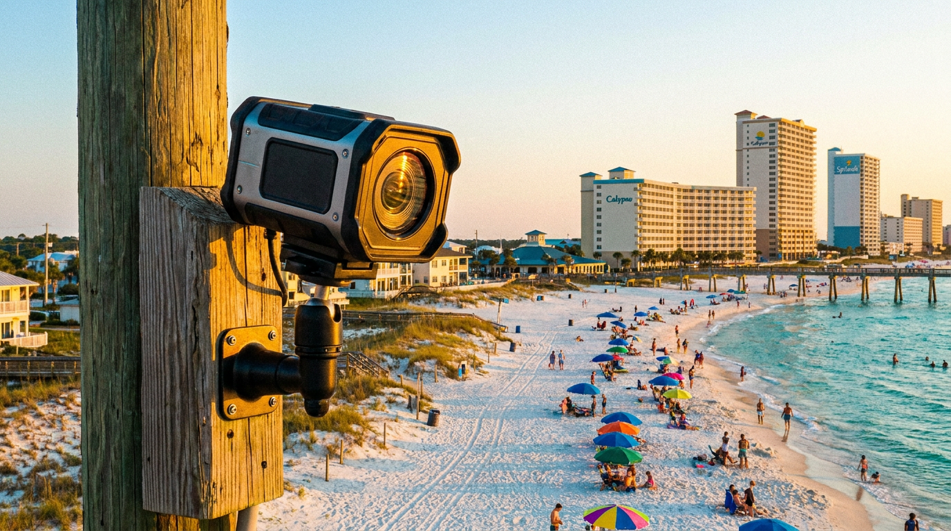 beach cam in panama city beach - hero image