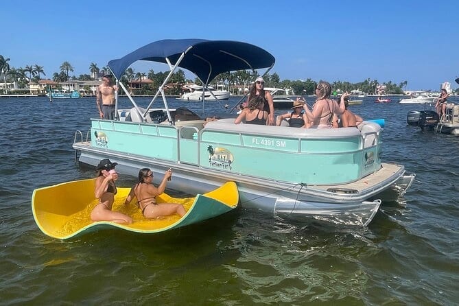 Pontoon Boat Rental in Fort Lauderdale, FL with Rockon Recreation Rentals