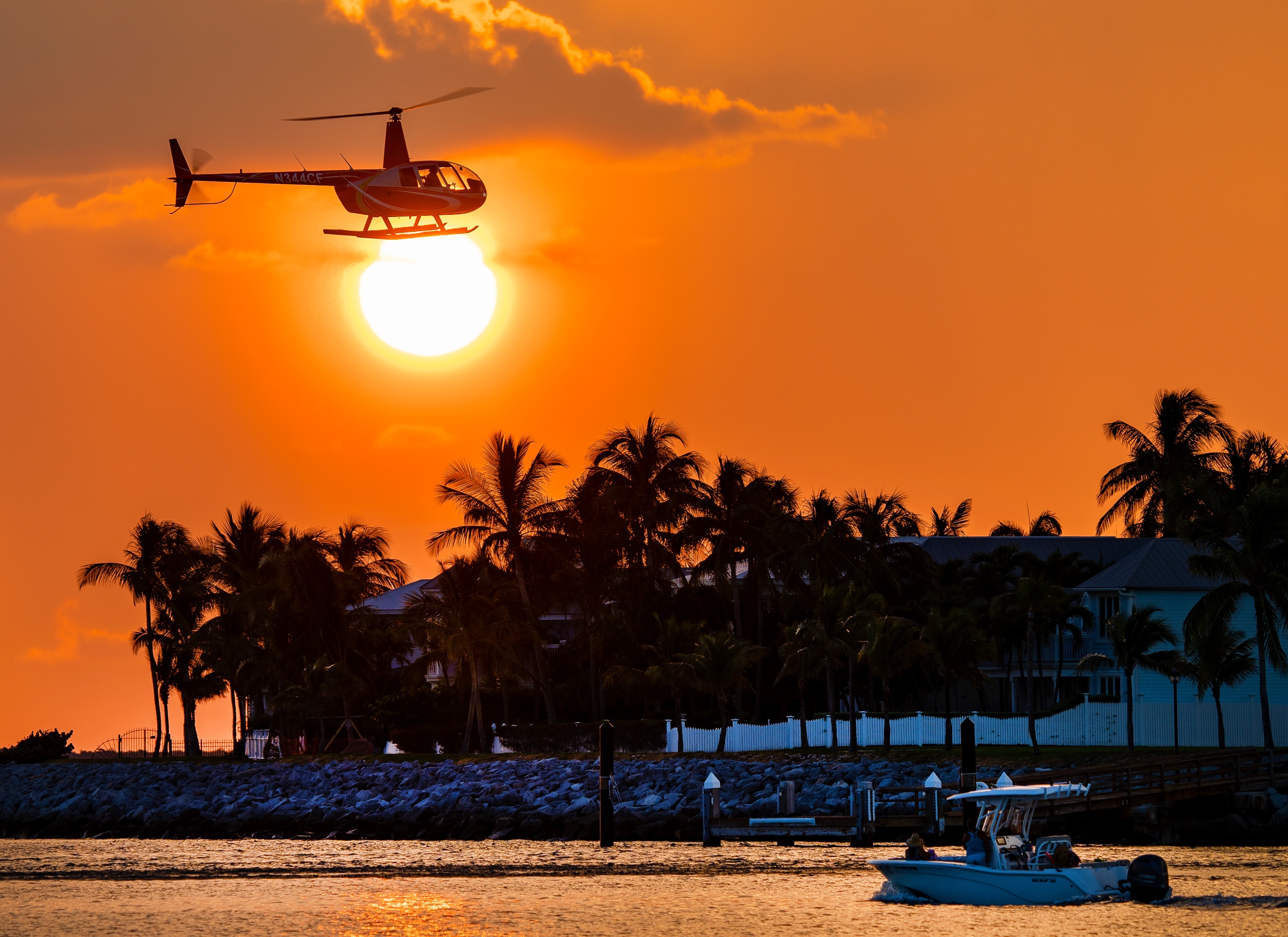 Sunset Cruise in Key West, FLORIDA with Rockon Recreation Rentals