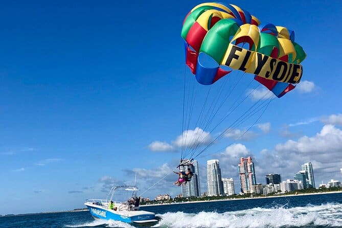 Parasailing in Miami Beach Fl, FL with Rockon Recreation Rentals